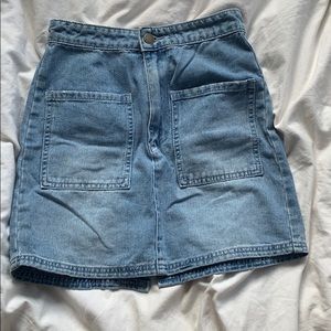 jean skirt